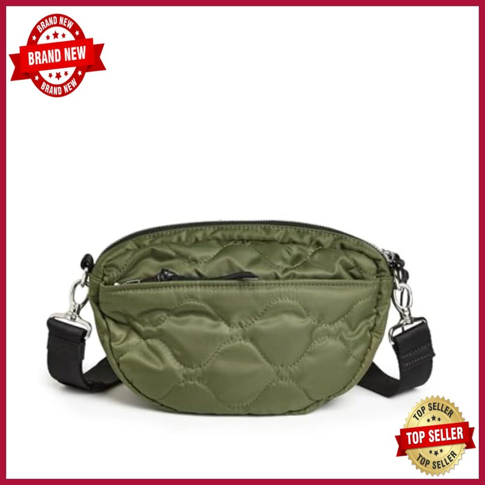 Small Quilted Crossbody Bag with Adjustable Strap, Travel Essential - Picture 4 of 7